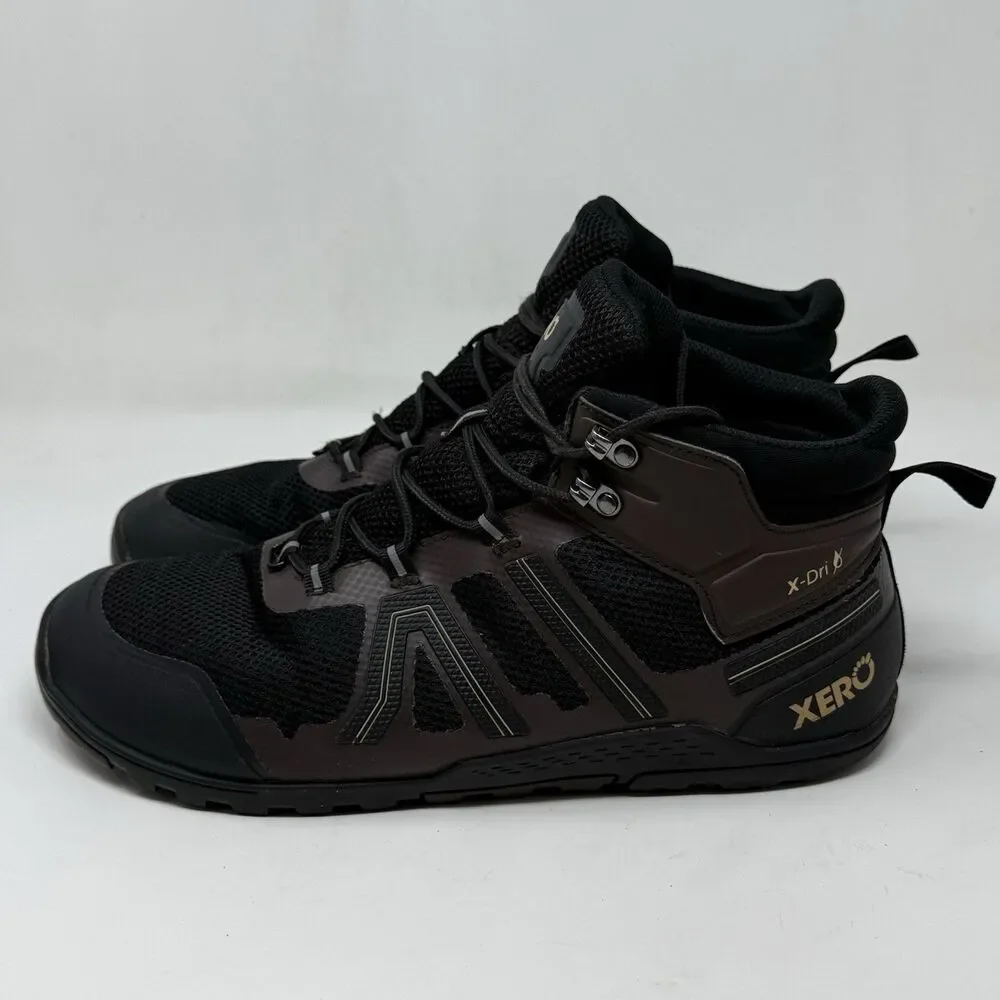 Xero Xcursion Fusion Barefoot Boots Mens 13 Brown Black Waterproof Hiking